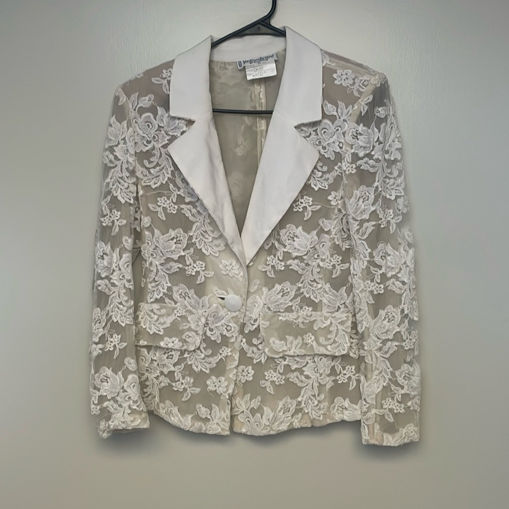 Yves Saint Laurent lace blazer!!